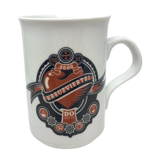Dortmund Kreuzviertel Mug 4600 DO Mitte Collectible Coffee Cup Germany Souvenir - Picture 1 of 5